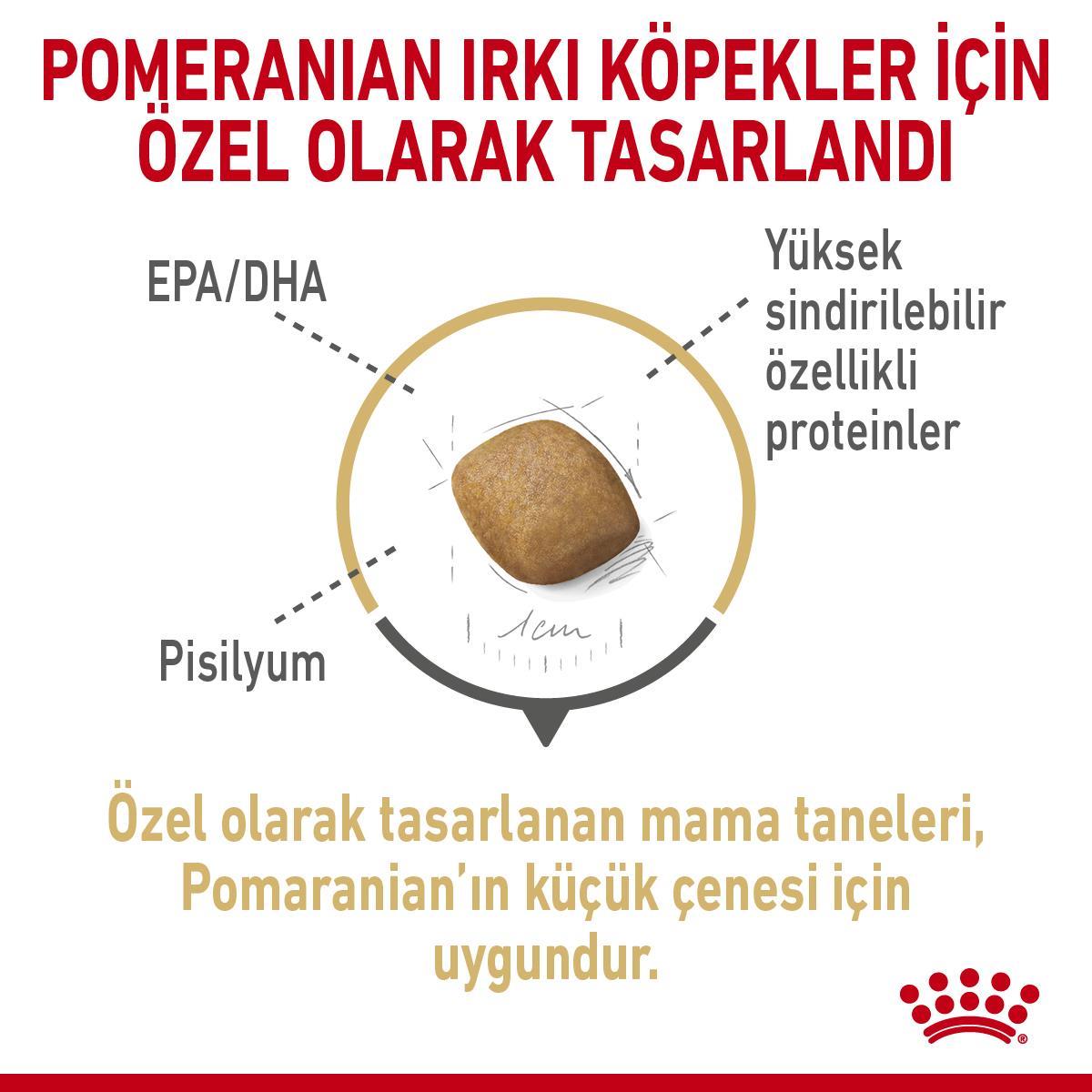 Royal Canin Pomeranian Yetişkin Köpek Irk Maması 3 Kg - İkizler Yem MarketRoyal Canin Pomeranian Yetişkin Köpek Irk Maması 3 Kg