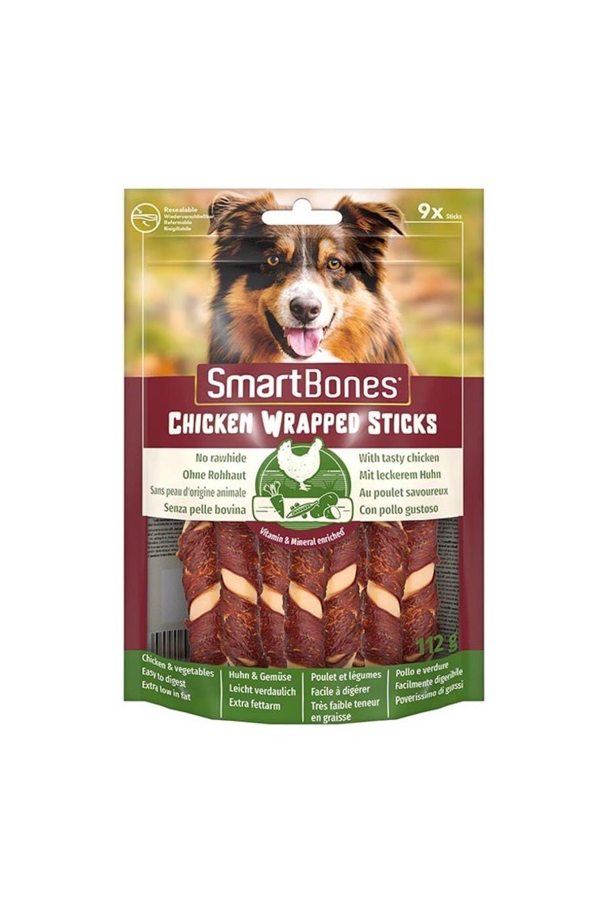 SmartBones Tavuk Sargılı Stick Mini Köpek Ödülü 9 Adet 112 Gr - İkizler Yem MarketSmartBones Tavuk Sargılı Stick Mini Köpek Ödülü 9 Adet 112 Gr
