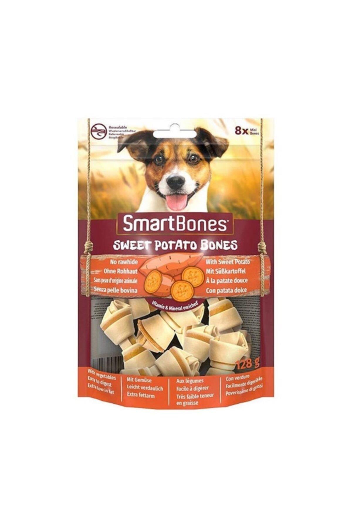 SmartBones Tavuklu Tatlı Patatesli Mini Düğüm Kemik 8'li 128gr - İkizler Yem MarketSmartBones Tavuklu Tatlı Patatesli Mini Düğüm Kemik 8'li 128gr