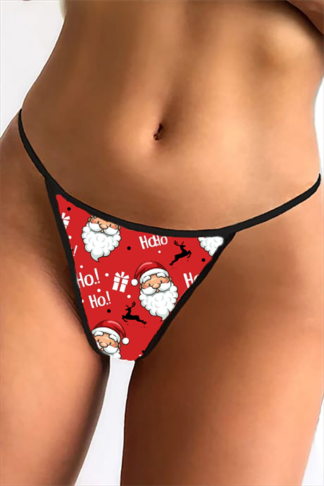 Bella Notte Yılbaşı Temalı Seksi Tanga 18035