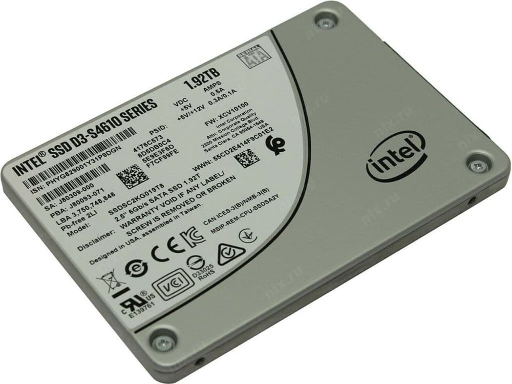 Intel D3 S4610 1.9TB SSD SSDSC2KG019T801
