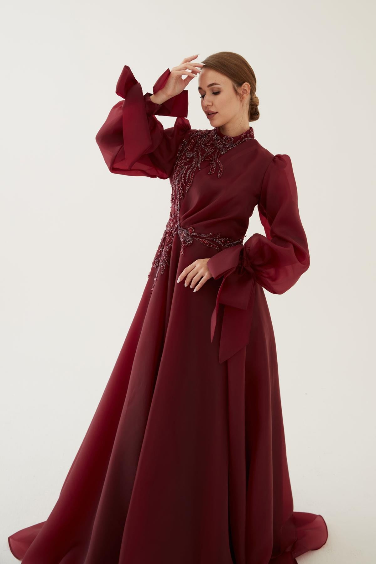 Rosia Abiye Bordo