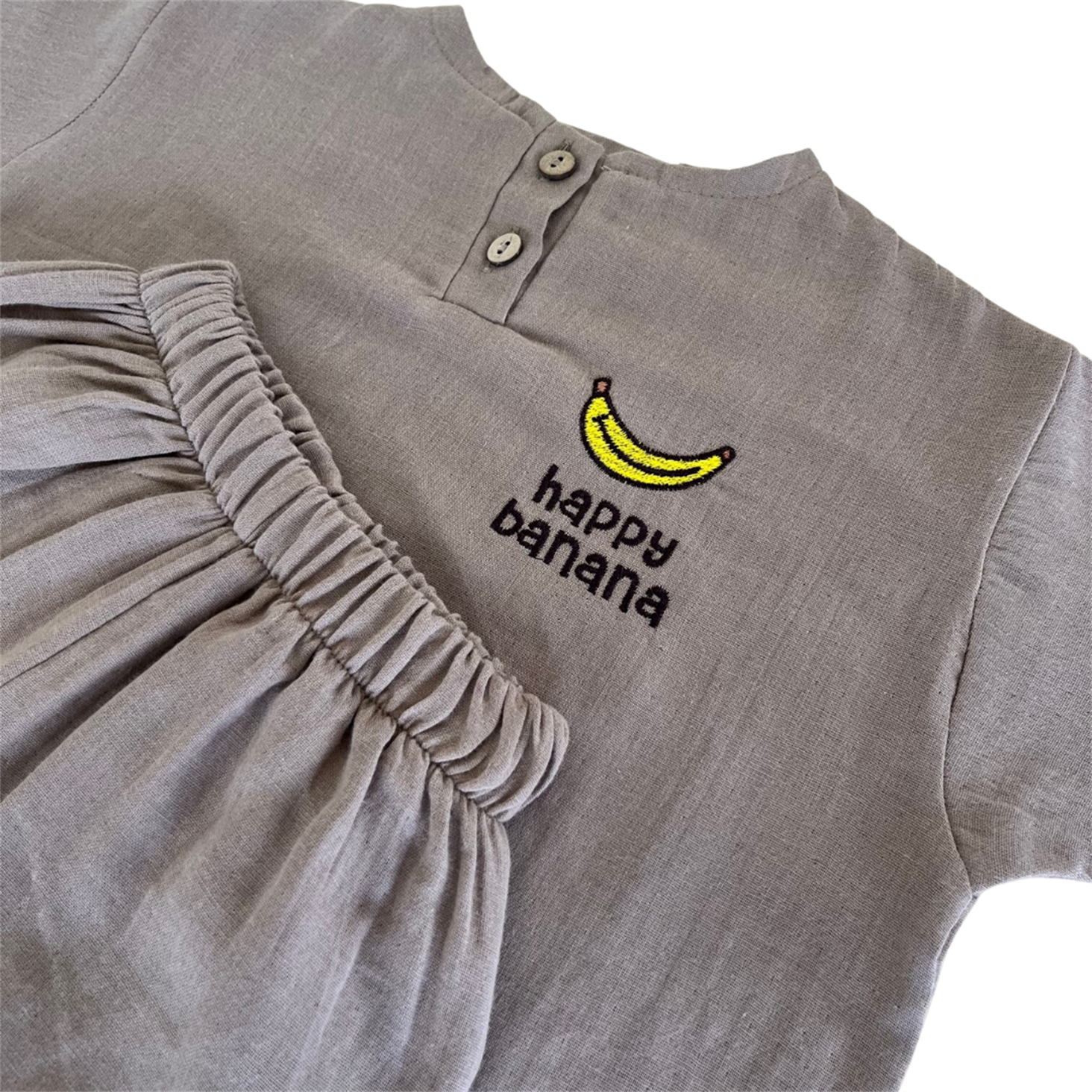 YAZLIK TAKIMMüslin TakımKİRAZKİDS2 Kat Müslin Banana Yazlık TakımKİMPEKS TEKSTİL