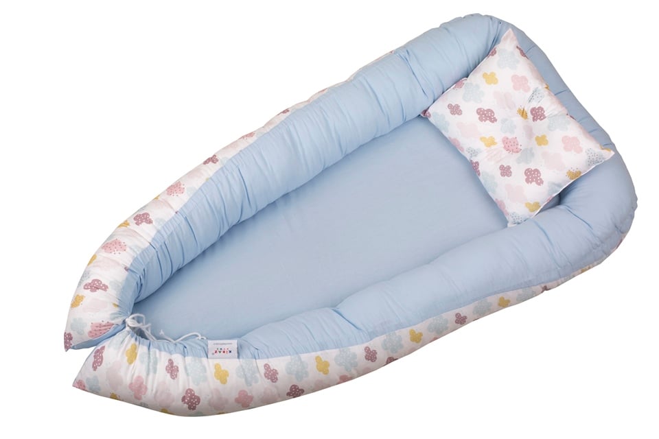 BABY NEST / BEBEK YUVASIBabynest / Bebek YuvasıKİRAZKİDSBULUT BASKILI BEBEK YUVASIKİMPEKS TEKSTİL