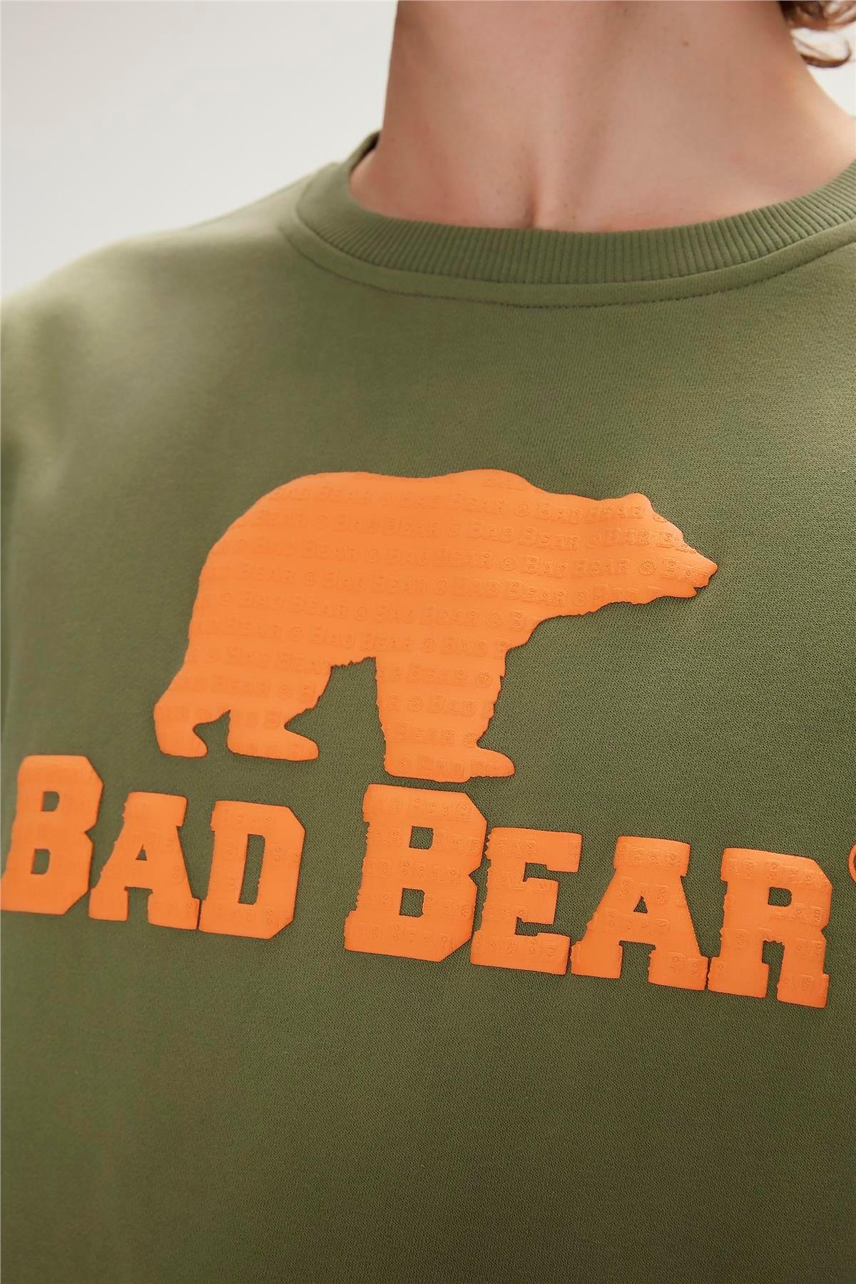 Bad Bear Logo Crewneck Erkek Sweatshirt