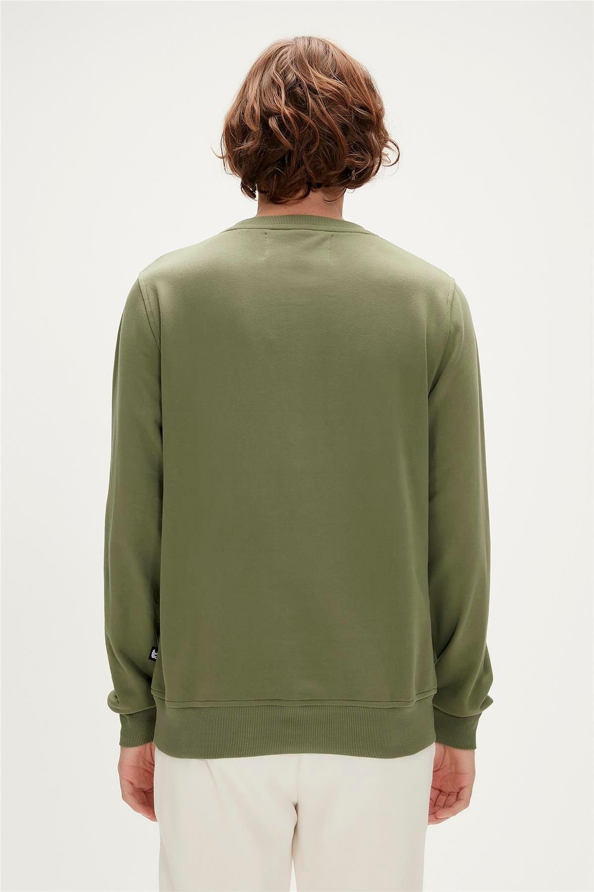 Bad Bear Logo Crewneck Erkek Sweatshirt