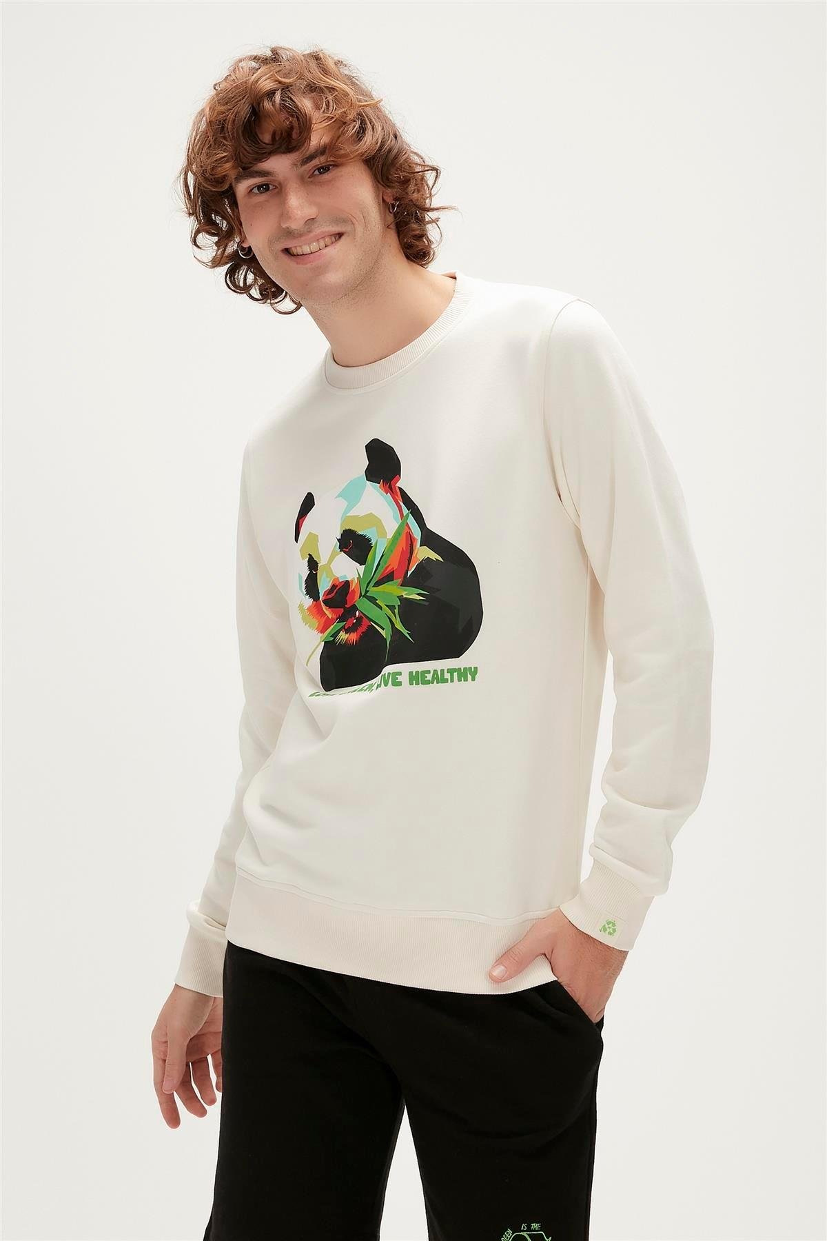 Bad Bear Re-Bamboo Crewneck Erkek Sweatshirt