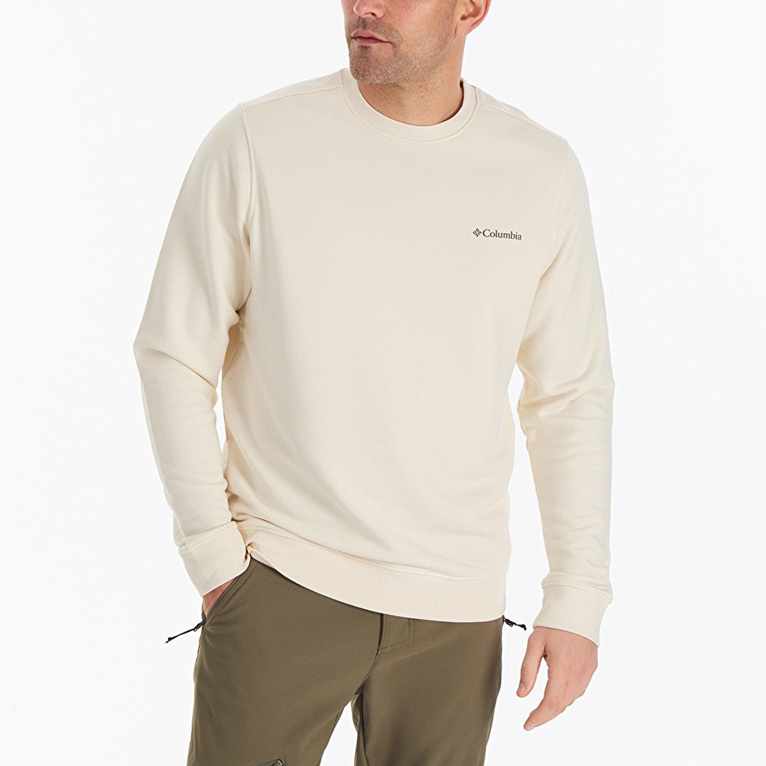 Columbia CS0204 CSC M Basic Crew Sweatshirt Erkek Sweatshirt