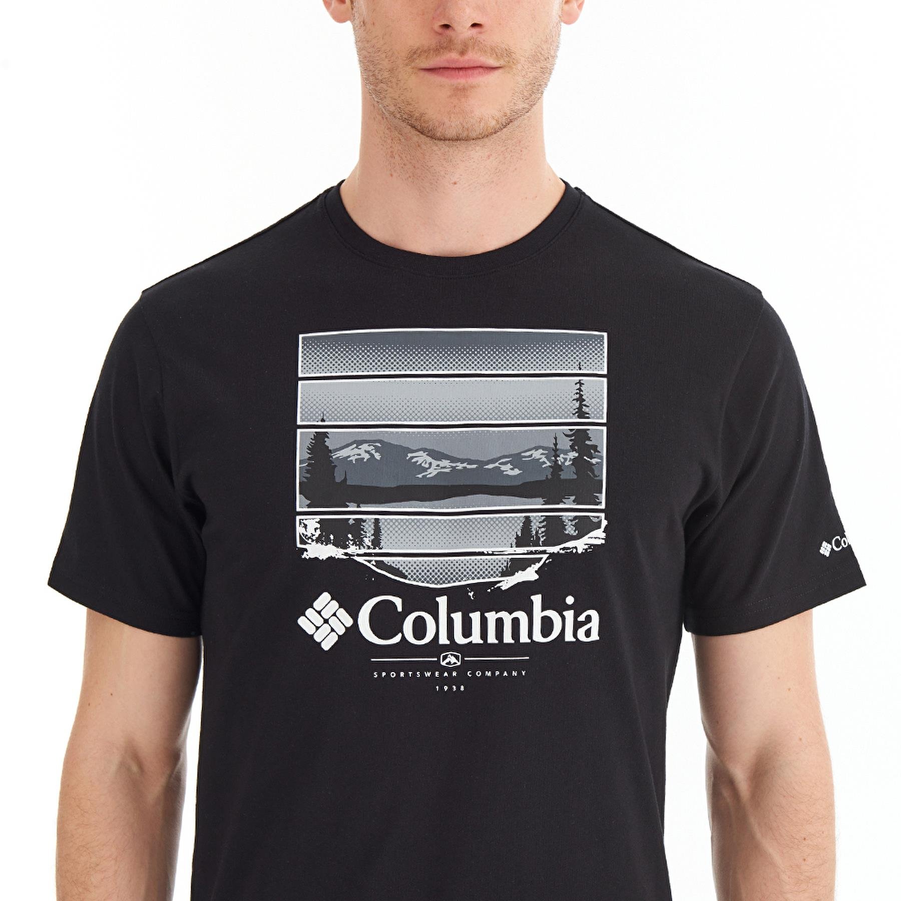 Columbia Cs0304 Csc M Colorful Vista Ss Tee Erkek T-Shirt