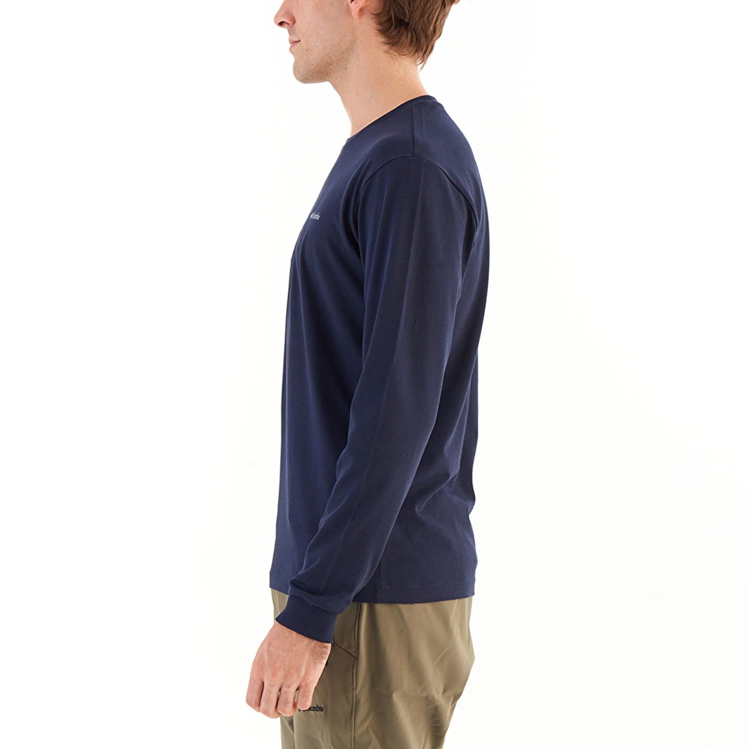 Columbia CS0354 Csc M Basic SM Logo  Ls Tee Erkek Uzun Kollu T-Shirt