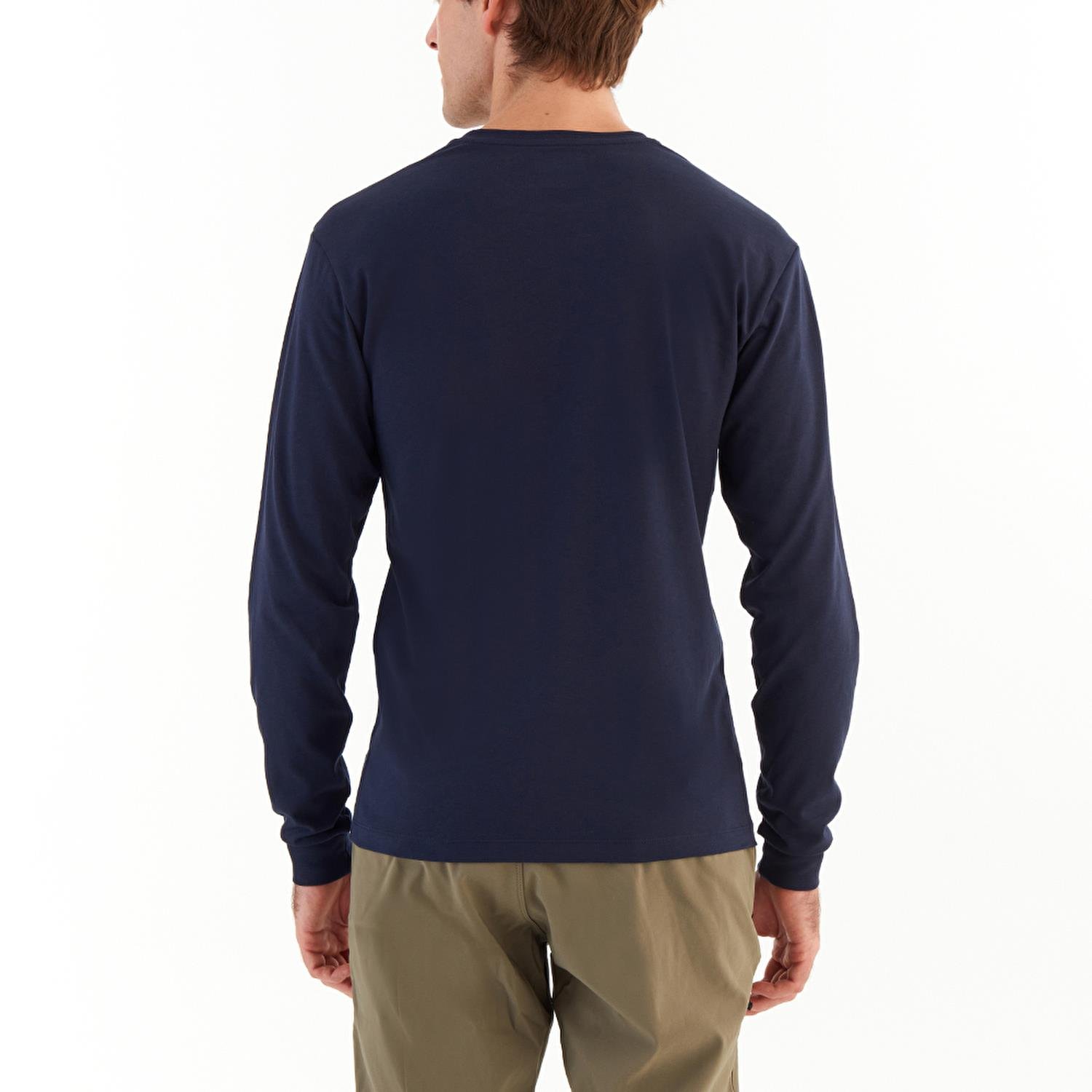Columbia CS0354 Csc M Basic SM Logo  Ls Tee Erkek Uzun Kollu T-Shirt
