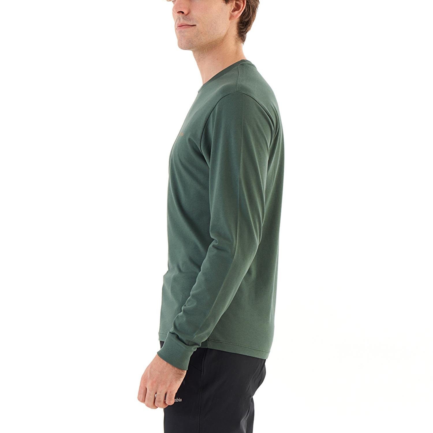 Columbia CS0354 Csc M Basic SM Logo  Ls Tee Erkek Uzun Kollu T-Shirt