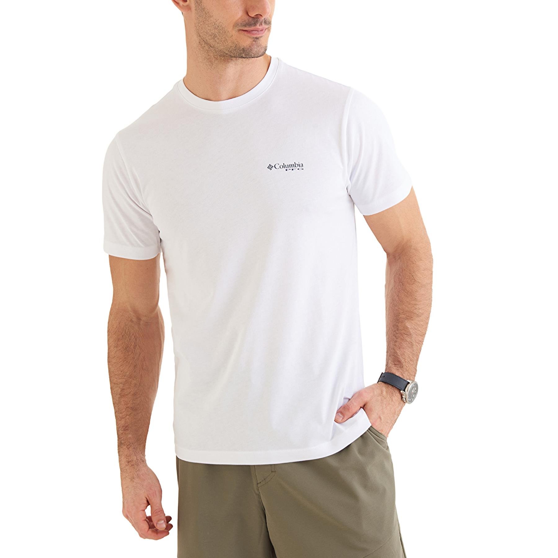 Columbia Cs0370 Csc M Pfg Elements Ss Tee Erkek T-Shirt