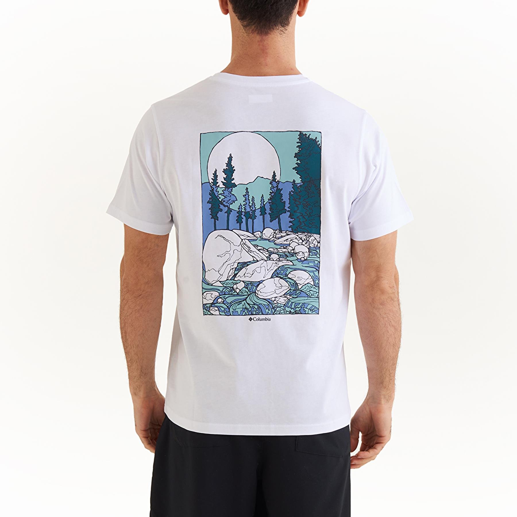 Columbia Cs0372 Csc M Pfg Sail Tower Ss Tee Erkek T-Shirt