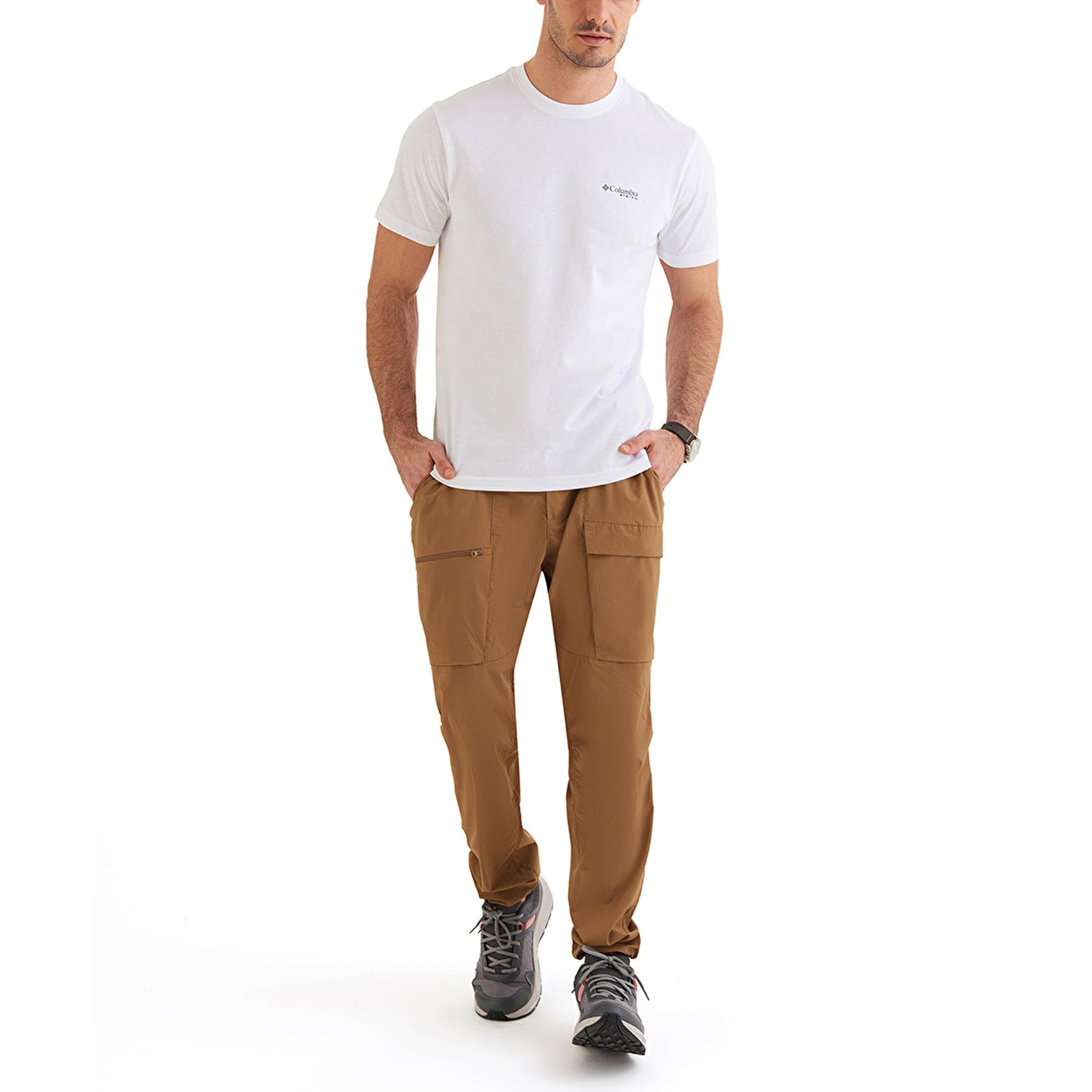 Columbia Cs0373 Csc M Pfg Tarpon Print Ss Tee Erkek T-Shirt