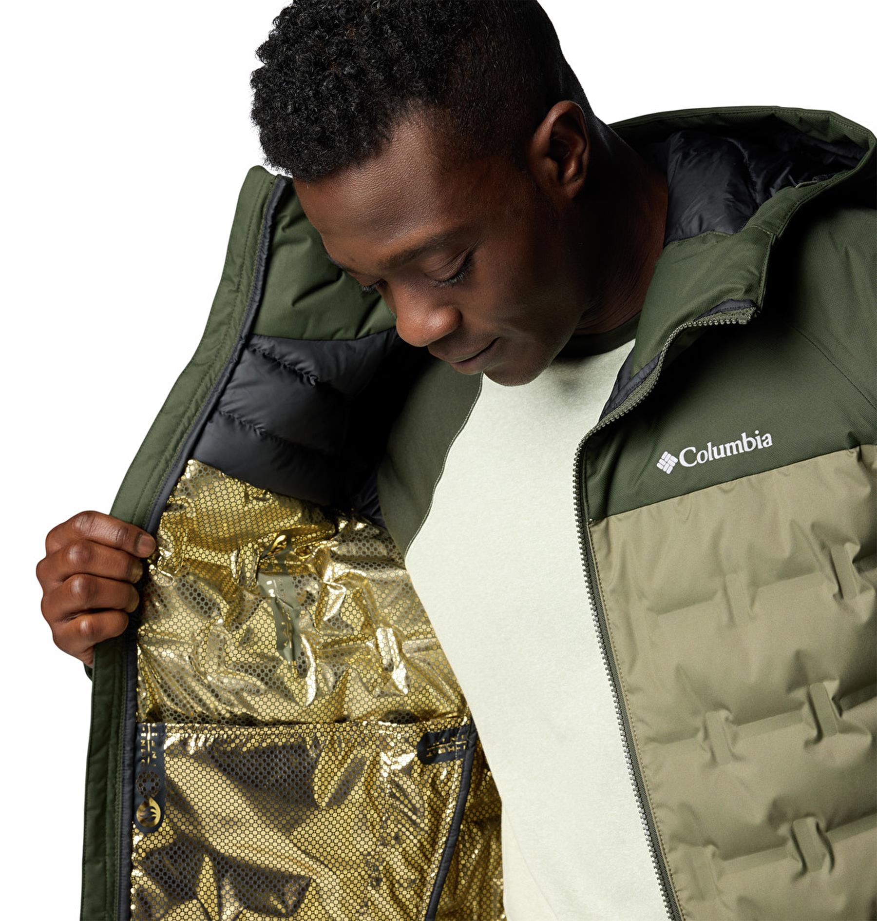 Columbia Wm7857 Grand Trek III Down Hooded Jacket Erkek Mont