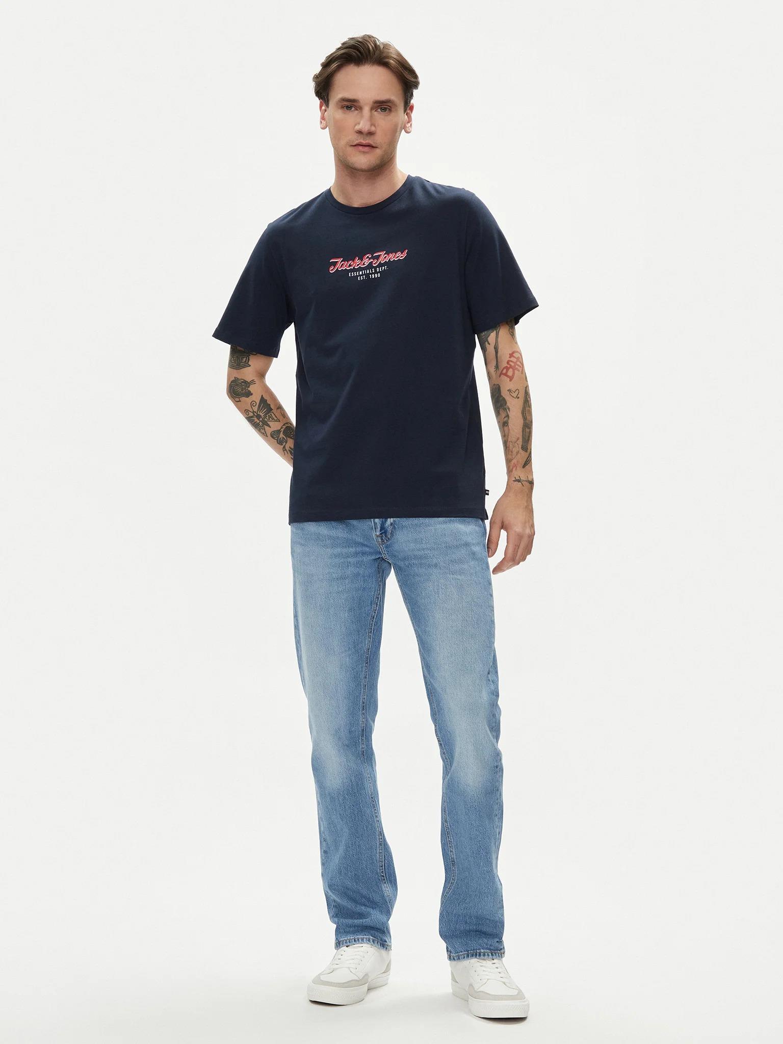 Jack & Jones Jjhenry Tee Ss Crew Neck Erkek T-Shirt