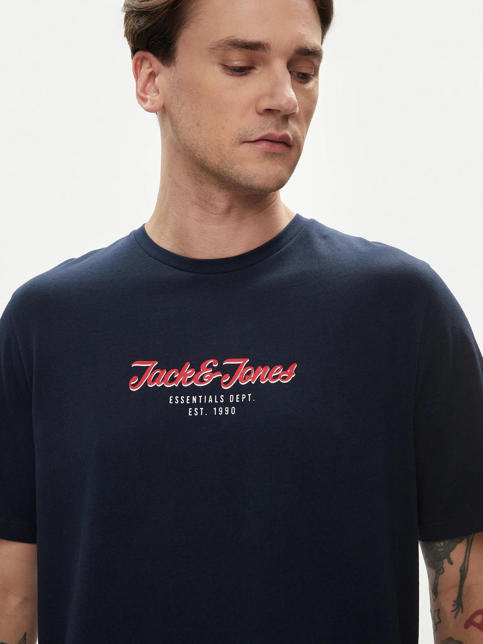 Jack & Jones Jjhenry Tee Ss Crew Neck Erkek T-Shirt