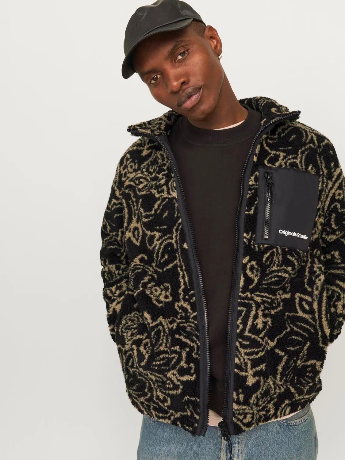 Jack & Jones Jorvesterbro Teddy Jacket Aw24 Noos Erkek Polar Ceket