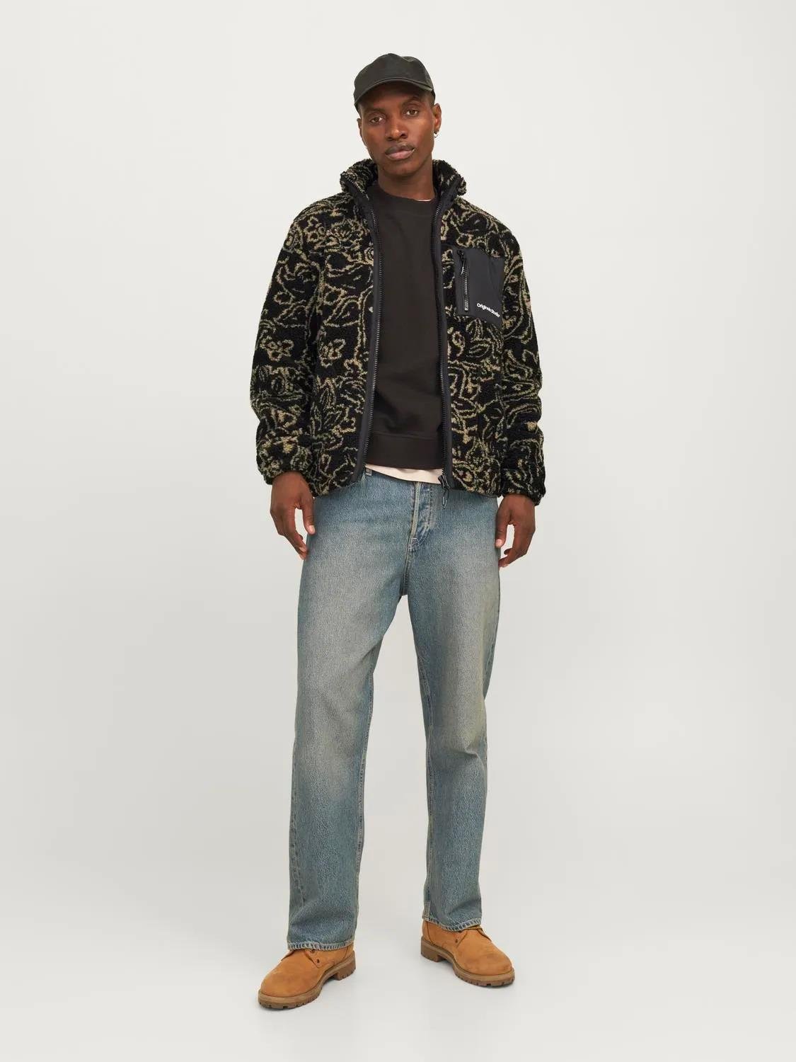 Jack & Jones Jorvesterbro Teddy Jacket Aw24 Noos Erkek Polar Ceket