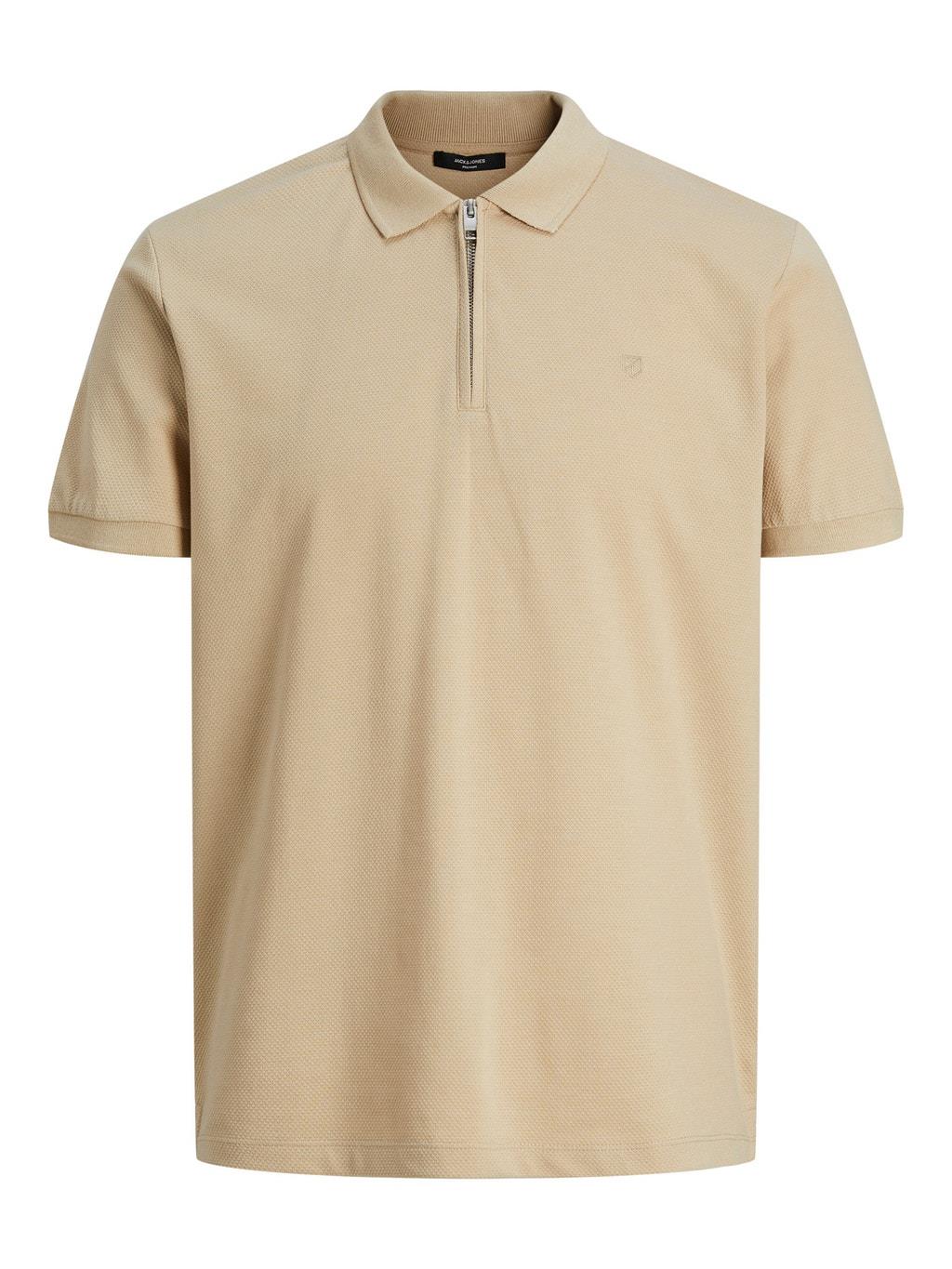 Jack & Jones Jprblascott Zip Ss Polo Sn Erkek T-Shirt