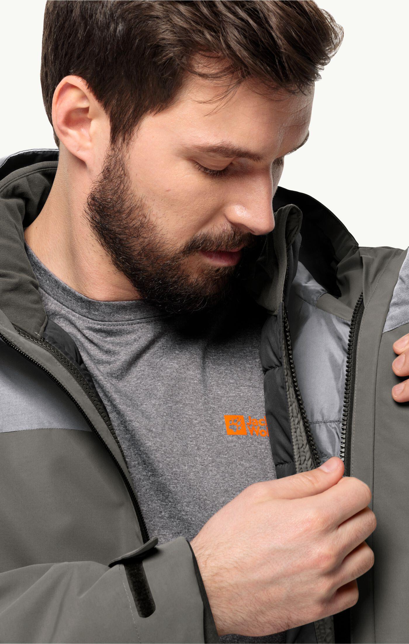 Jack Wolfskin Glaabach 3In1 JKT M Erkek Outdoor Ceket