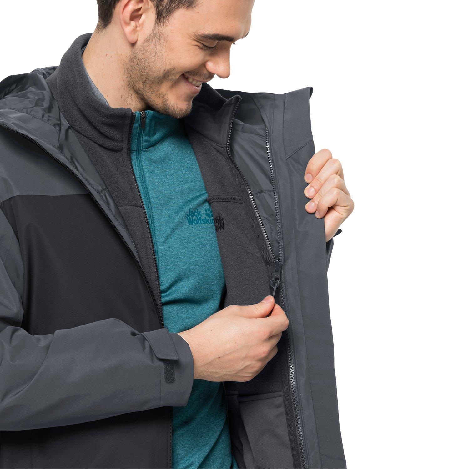Jack Wolfskin Taubenberg 3IN1 JKT Erkek Outdoor Ceket