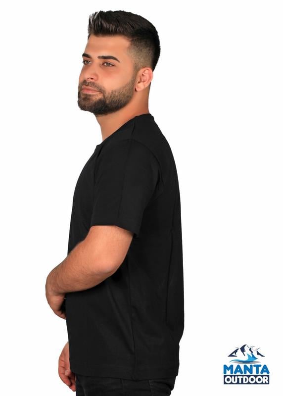 Manta MNT 2307-1 Kuru Kafa Baskılı Erkek T-Shirt