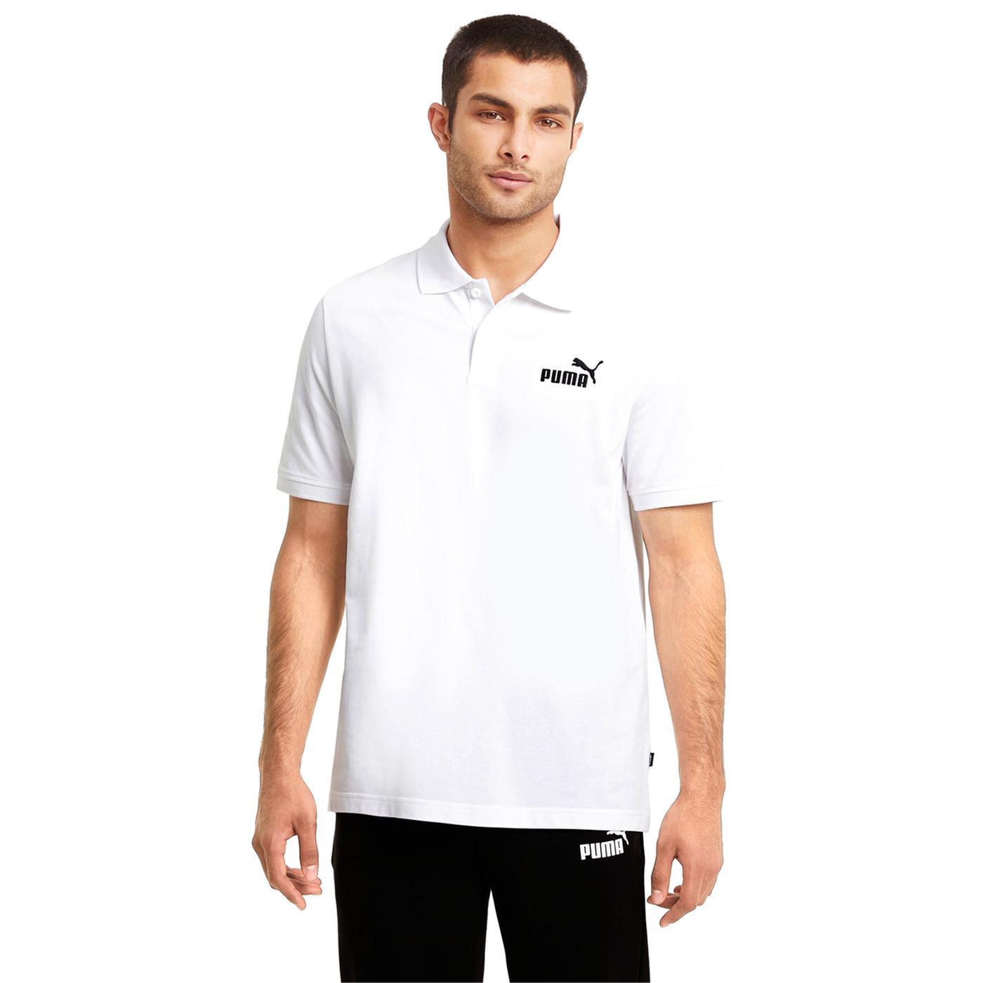 Puma ESS Pique Polo Puma White Erkek T-Shirt