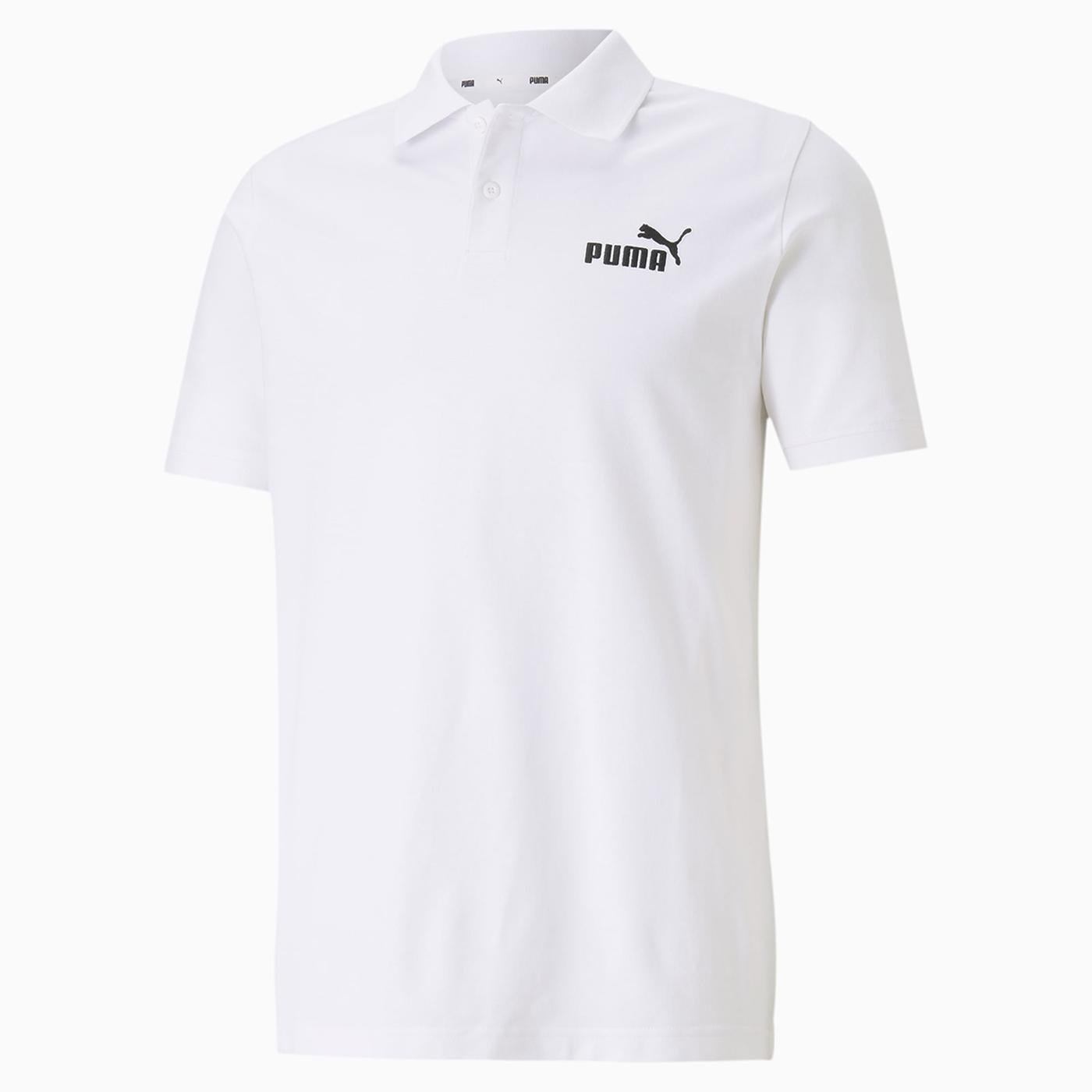 Puma ESS Pique Polo Puma White Erkek T-Shirt