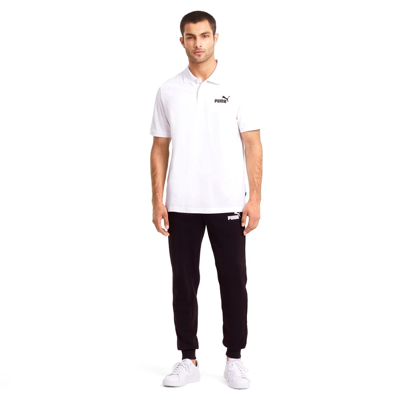 Puma ESS Pique Polo Puma White Erkek T-Shirt