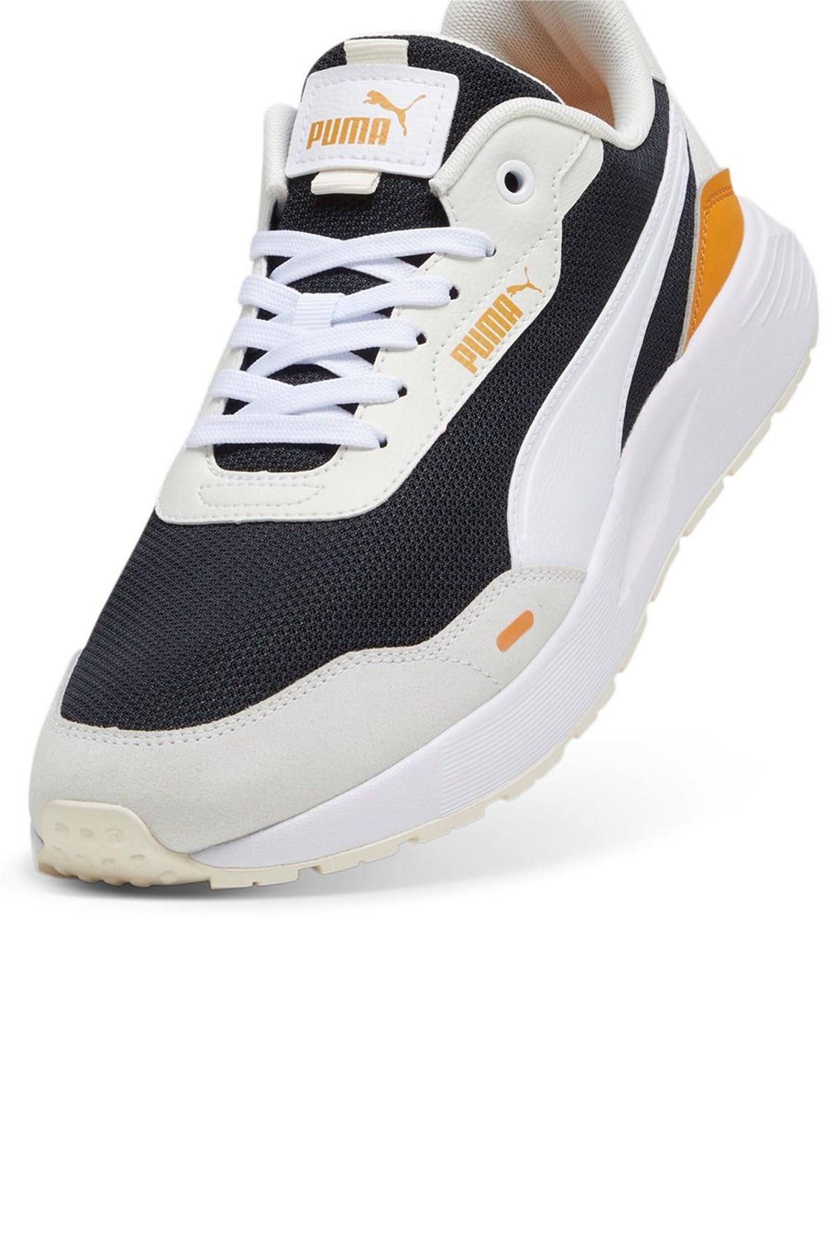Puma Runtamed-Black-White-Gray-Ginger Erkek Spor Ayakkabı