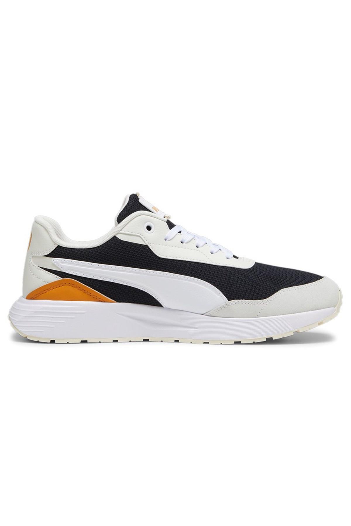 Puma Runtamed-Black-White-Gray-Ginger Erkek Spor Ayakkabı