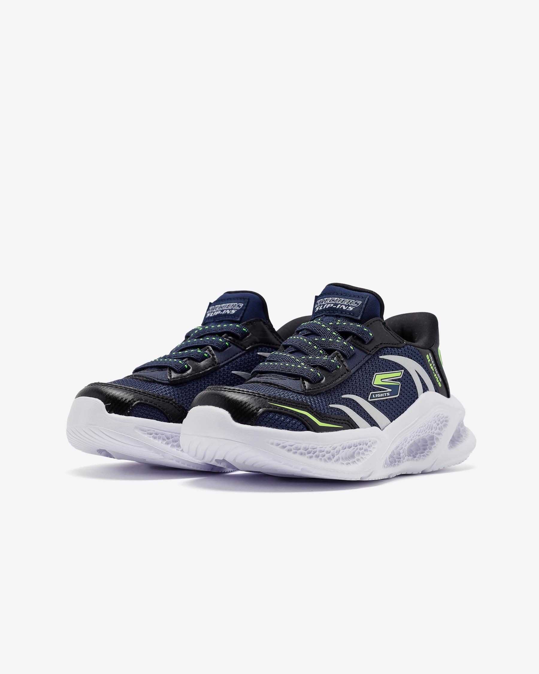 Skechers Skechers Meteor-Lights - Brisk-Beams Erkek Çocuk Spor Ayakkabı