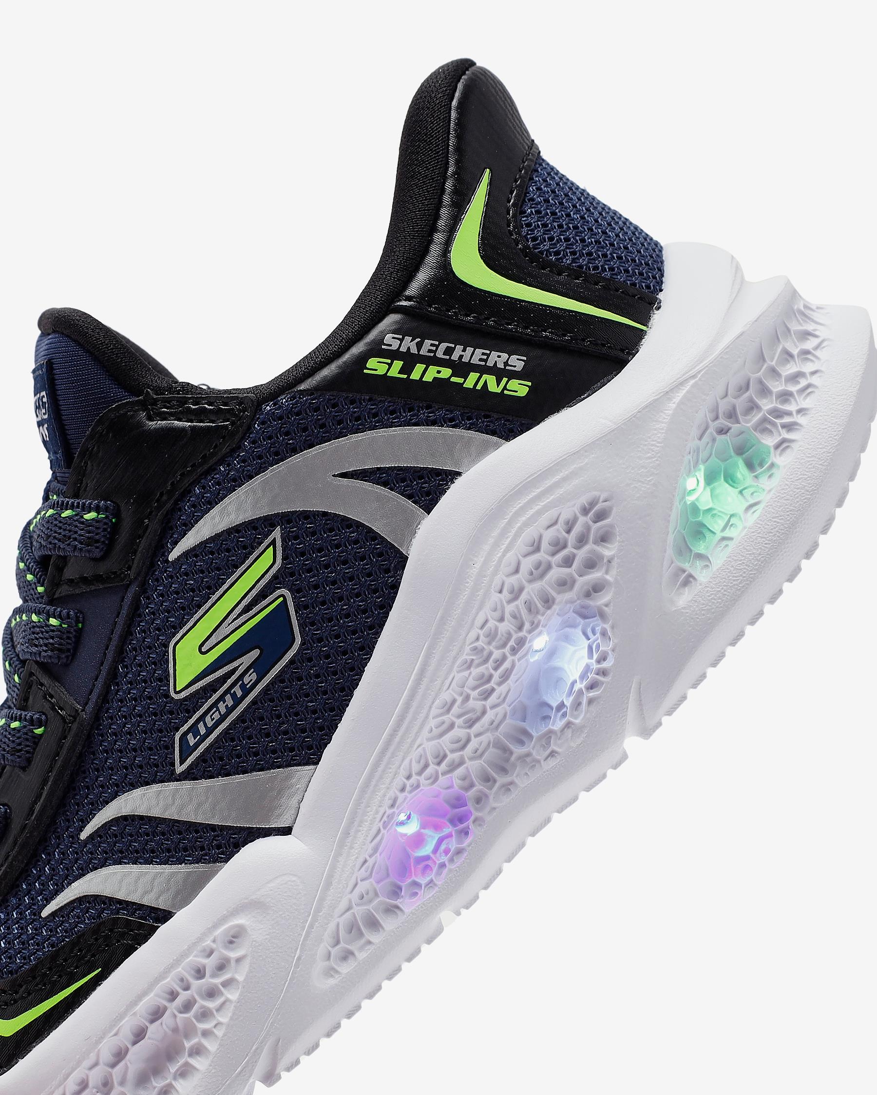 Skechers Skechers Meteor-Lights - Brisk-Beams Erkek Çocuk Spor Ayakkabı