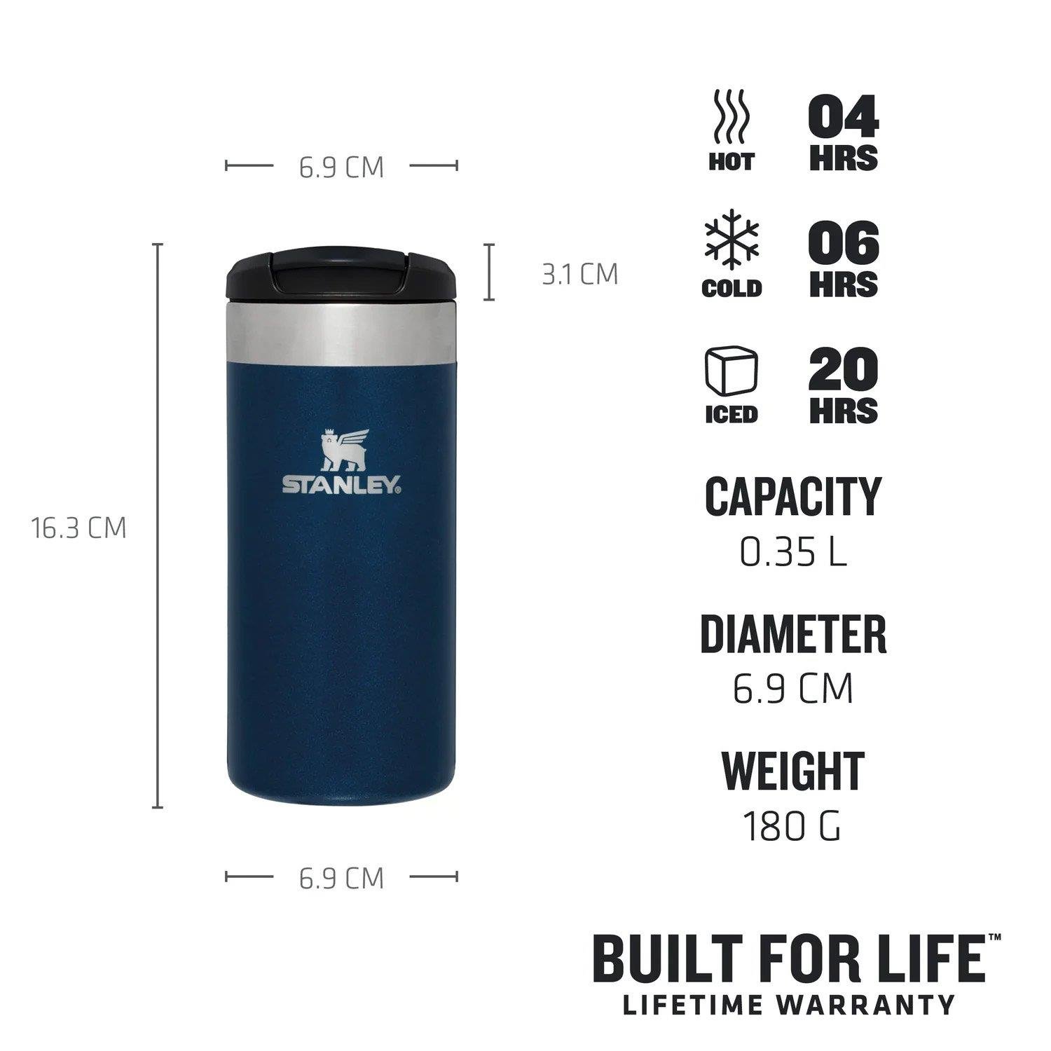 Stanley The Aerolight™ Transit Mug .35L / 12Oz Royal Blue Metallic Termos Bardak