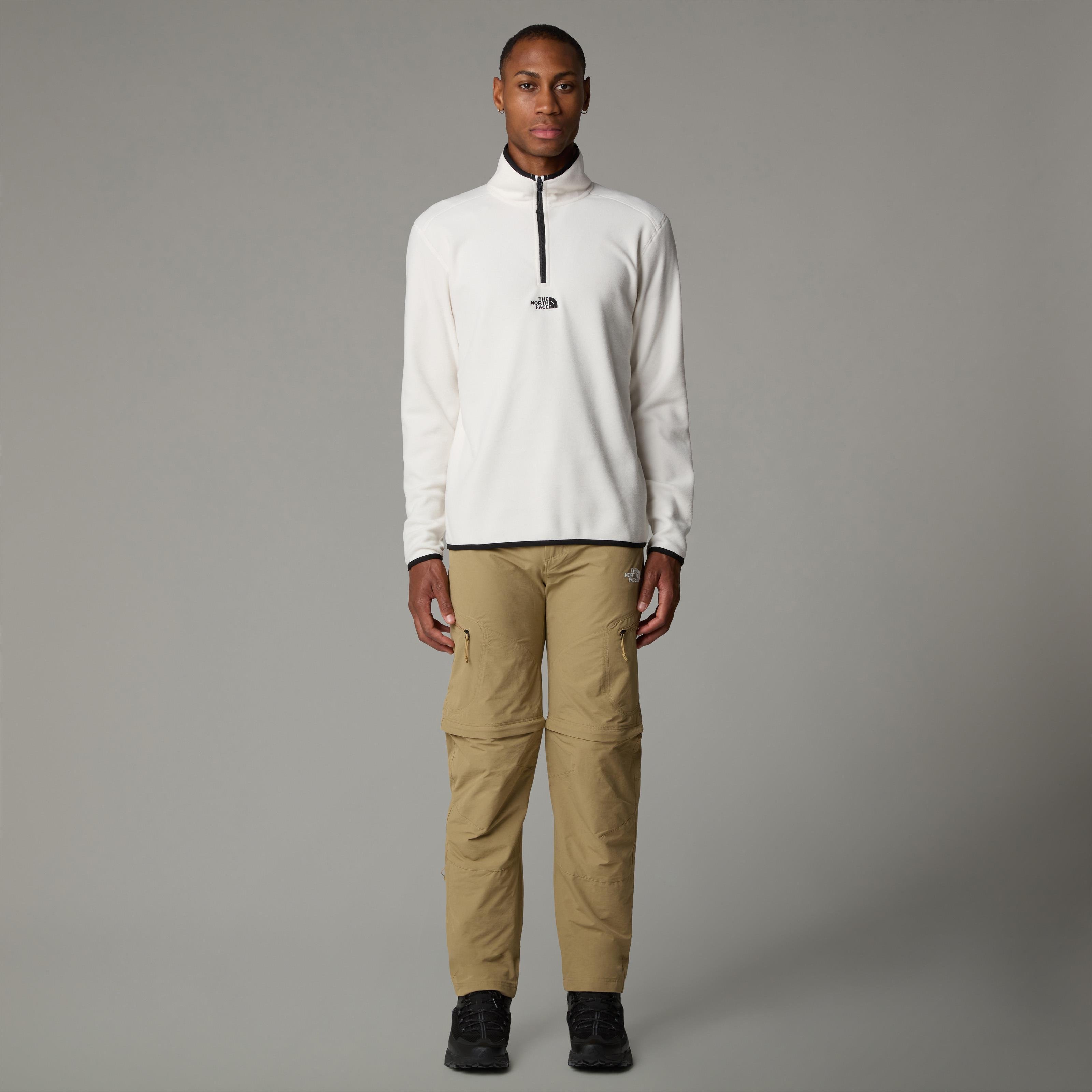 The North Face M Glacier 1/4 Zip - Embroidered Logo Erkek Polar