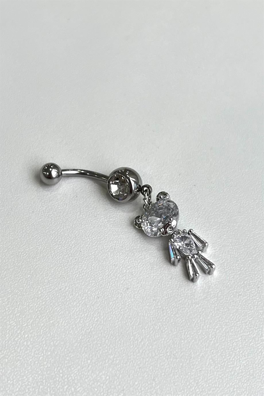 Ayıcık Sallantılı Göbek Piercing | Cerrahi Çelik