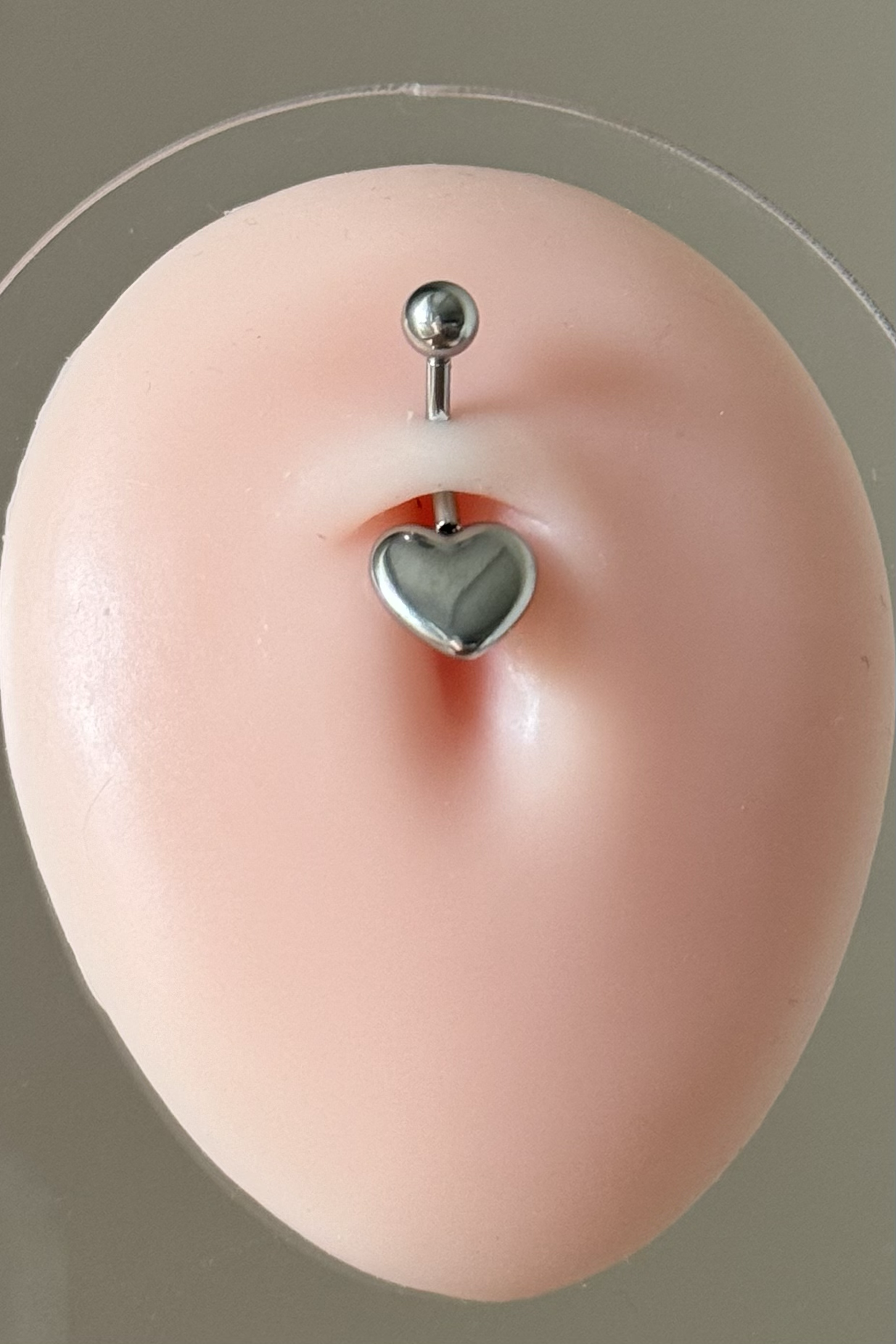Kalp Göbek Piercing 316L Cerrahi Çelik