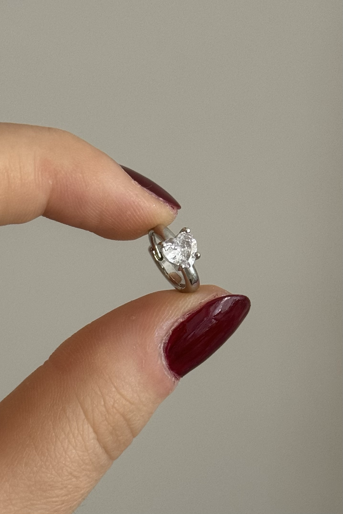 Kalpli Halka Piercing Cerrahi Çelik