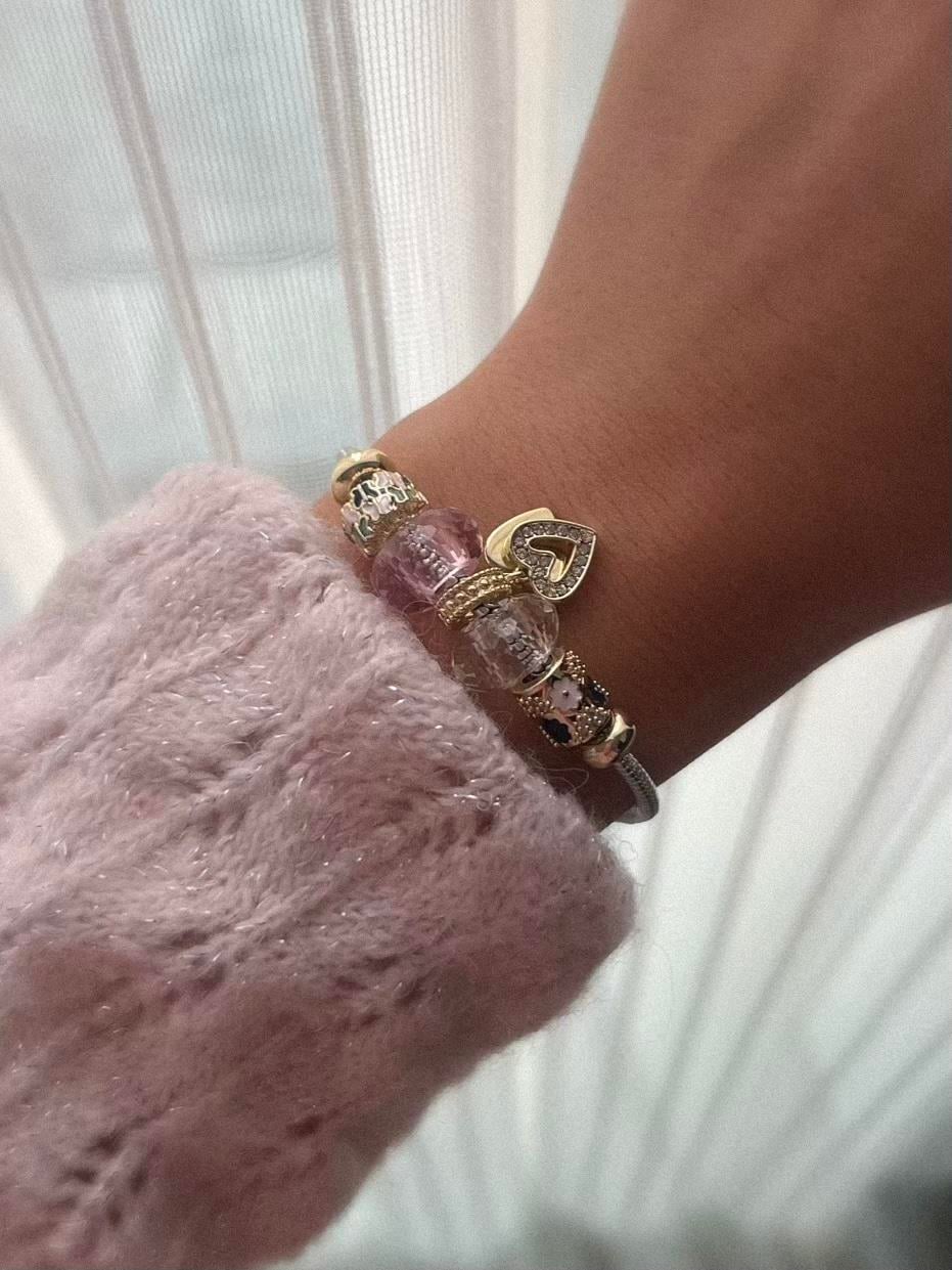Kalpli Pandora Charm Bileklik