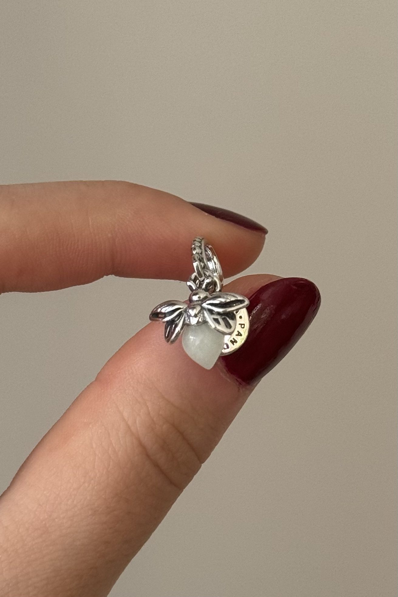 Karanlıkta Parlayan Ateş Böceği Charm 925 Ayar Gümüş