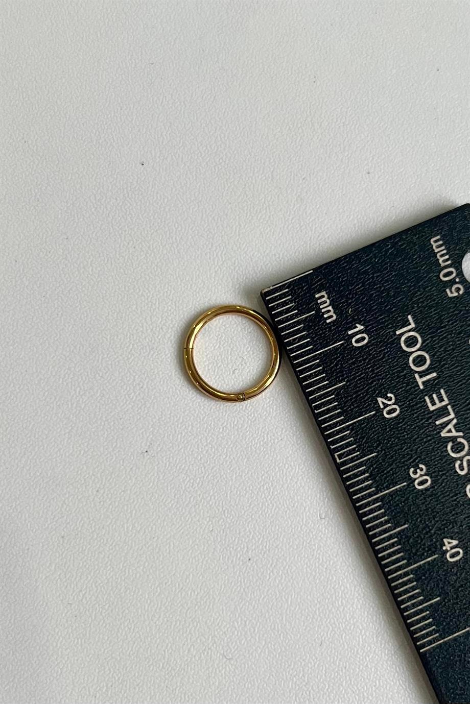 Kilitli Halka Piercing 1 CM | Çelik