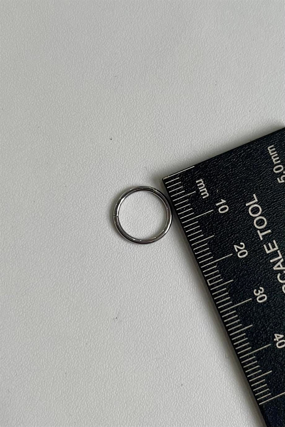 Kilitli Halka Piercing 1 CM | Çelik