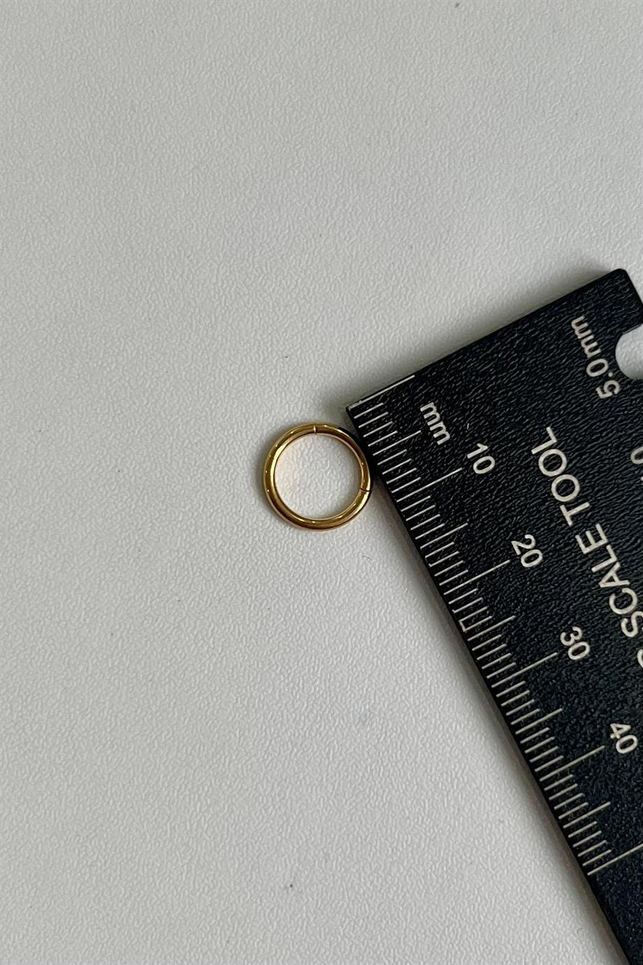 Kilitli Halka Piercing 8 MM | Çelik