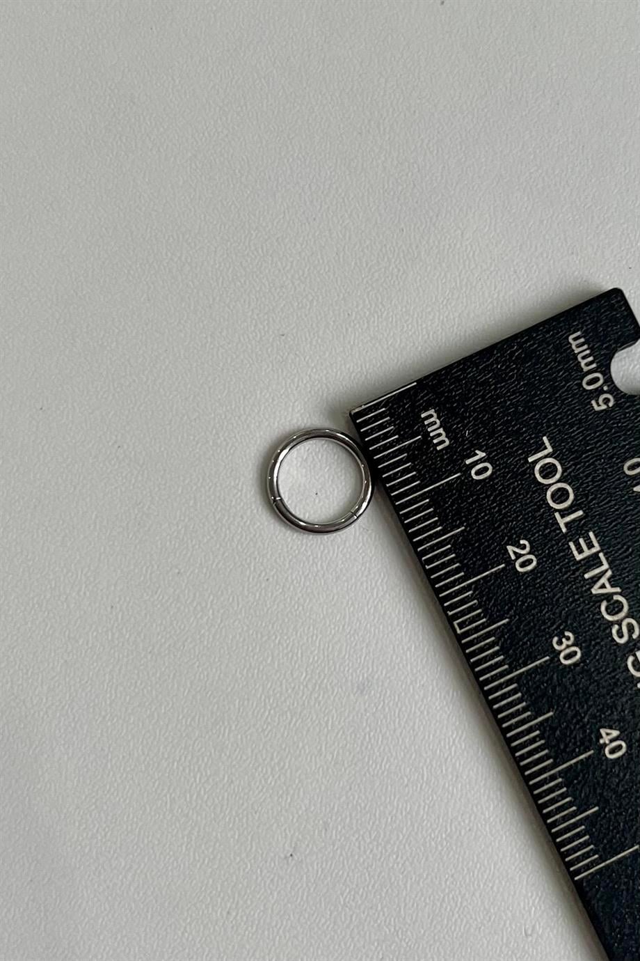 Kilitli Halka Piercing 8 MM | Çelik