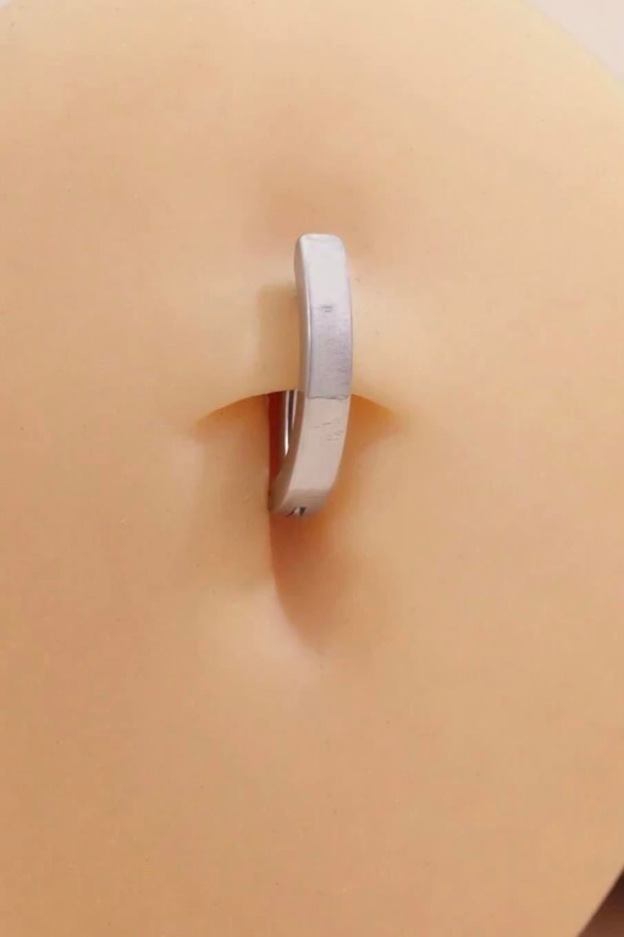 Mini Halka Göbek Piercing 8 MM 316L Cerrahi Çelik