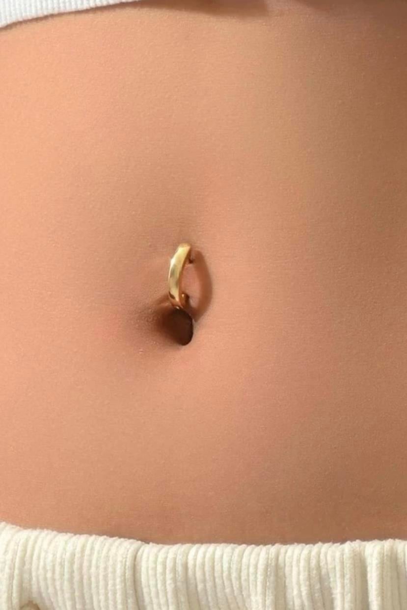 Mini Halka Göbek Piercing 8 MM 316L Cerrahi Çelik