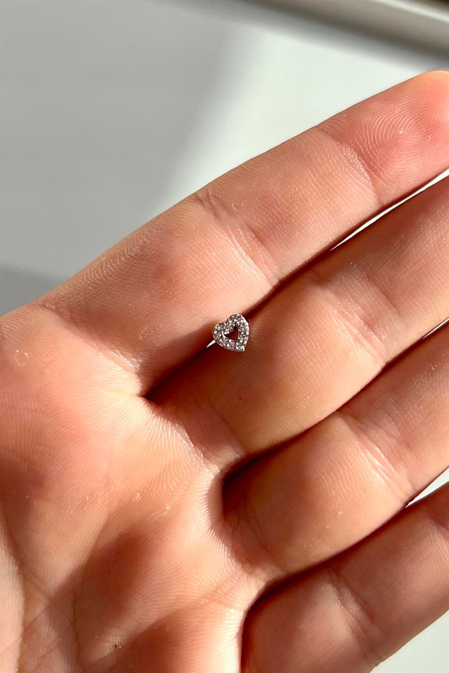 Mini Kalp Piercing | Cerrahi Çelik