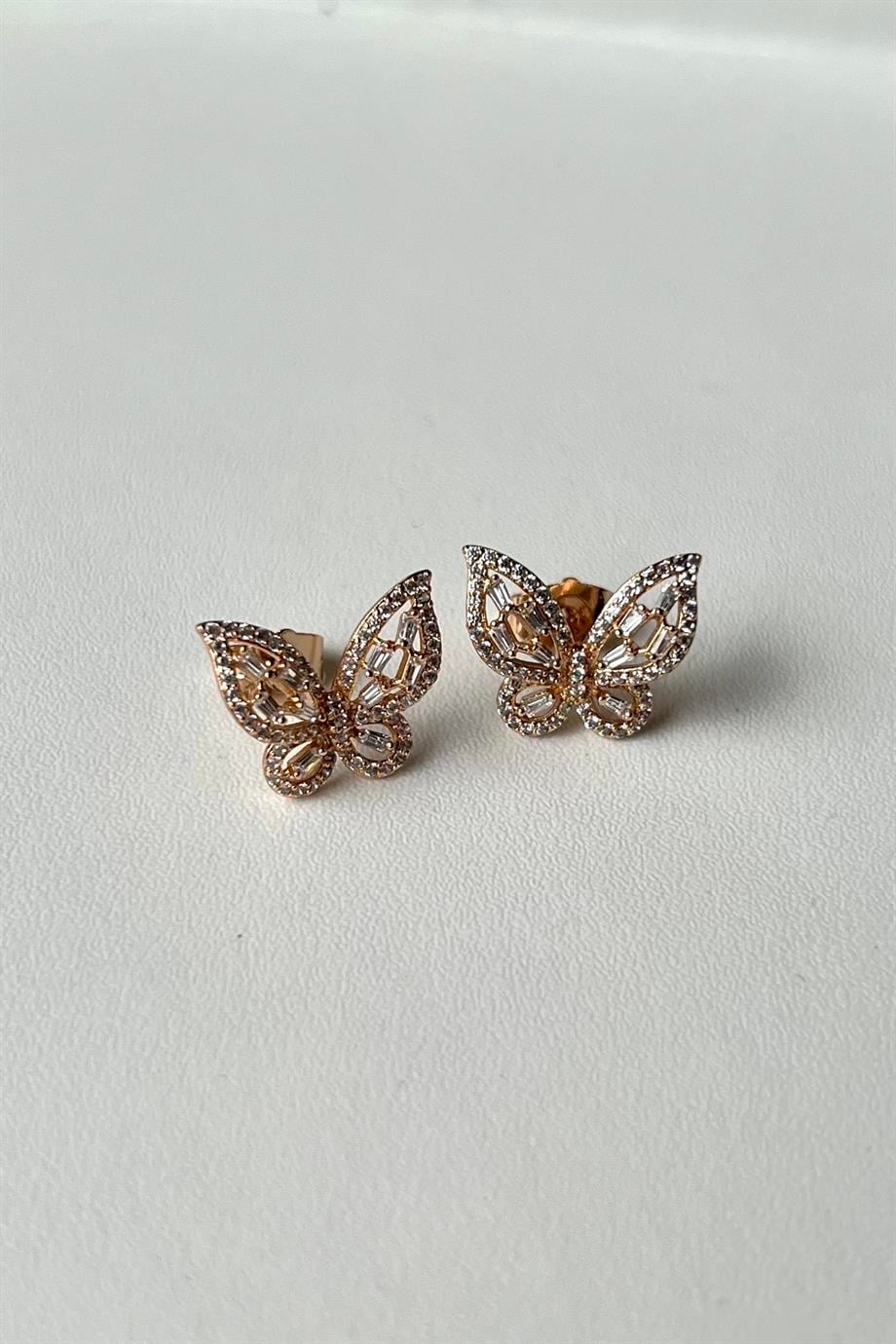 Mini Mariposa Küpe Çifti | Çelik